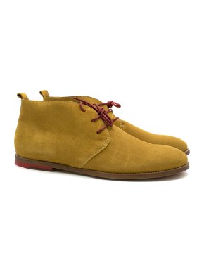 Hush Puppies Camel-brown Suede Ankle Boots