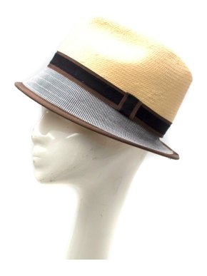 Bernstock Speirs Beige Multi Colored Trilby Hat