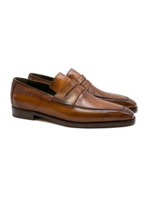 Berluti Brown Leather Loafers