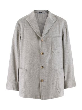 Bel y Cia Light Grey Cashmere Jacket