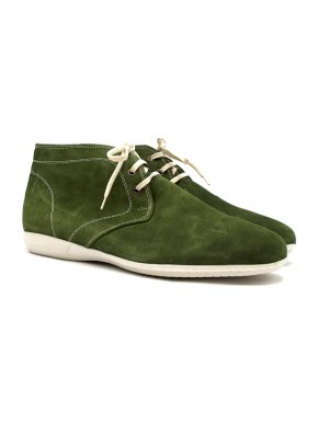 Otisopse Green Suede Desert Boots