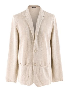 Loro Piana Beige Knit Cardigan