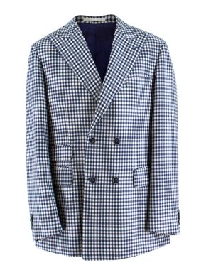 Savannah Savile Clifford Bespoke Checkered Blazer Jacket