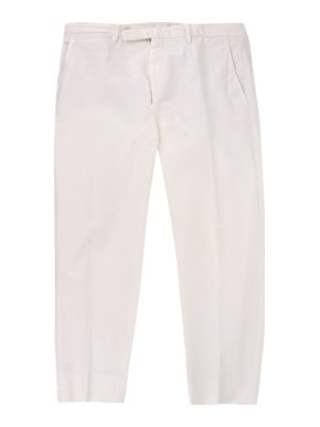 Ermenegildo Zegna White Corduroy Trousers