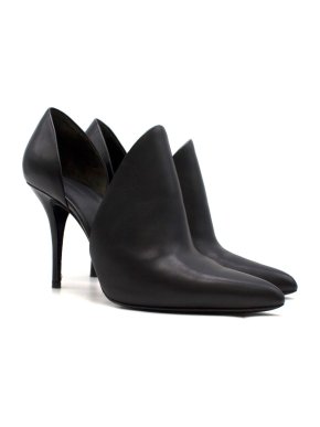 Alexander Wang Leva D'Orsay Leather Pumps in Black