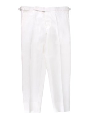 Cerrato Napoli Bespoke White Trousers