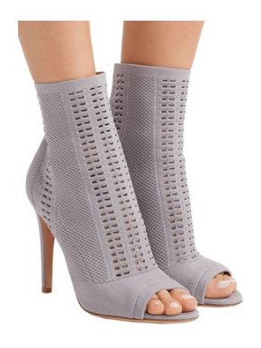 Gianvito Rossi Vires 105 open-knit ankle boots