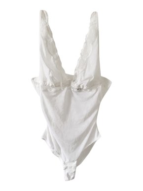 Christies of Italy white mesh bodysuit