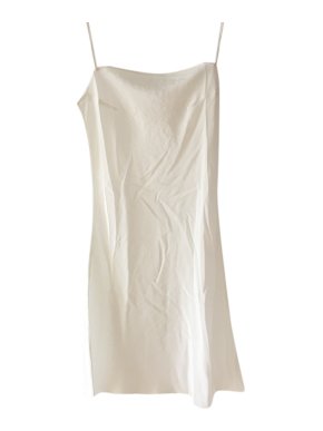 Dior white silk cami dress