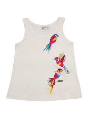 Gaultier Junior 6Y Bird Print Top