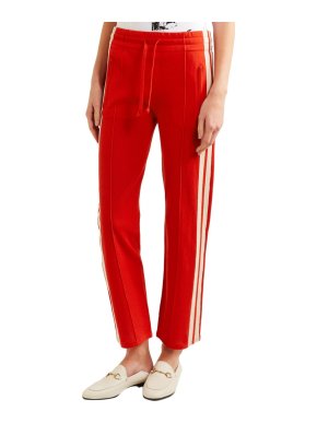Isabel Marant Etoile lipstick-red dobbs track pants
