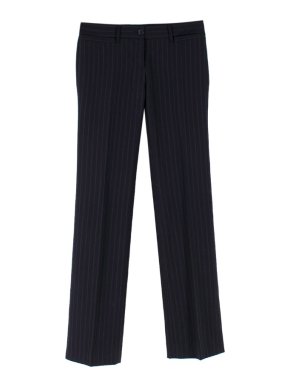 Dolce & Gabbana Navy Pin Stripe Trousers