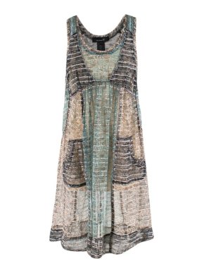 Isabel Marant Metallic Print Silk Tunic