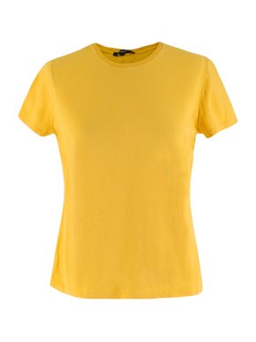 Gucci Yellow Cotton-Jersey T-Shirt