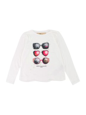 John Galliano Kids 6Y Embellished Print Top