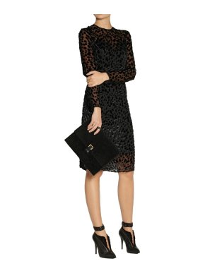 Jonathan Saunders Venetia silk fil coupé dress