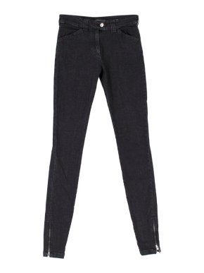 Balenciaga Dark Grey-washed Slim Denim Jeans