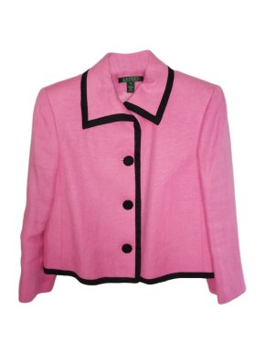 Lauren Ralph Lauren Pink Linen Jacket