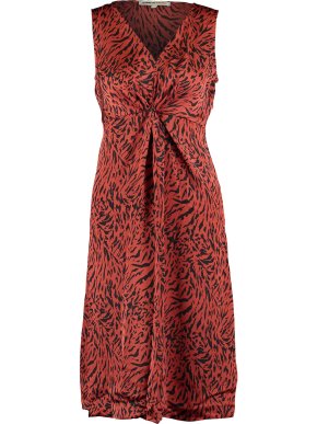Clements Ribeiro Animal Print Chestnut Dress