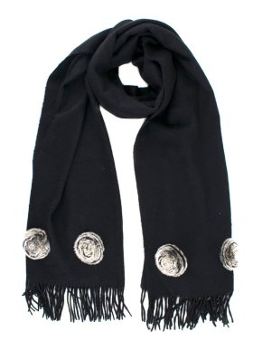 I.S. Studio Black Pure Cashmere Shawl