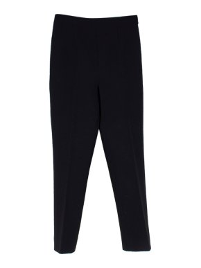 Ralph Lauren Black Wool-blend Stretch Skinny Trousers