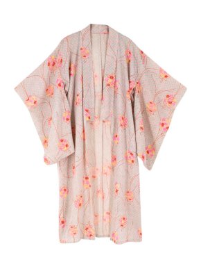Bespoke Green & Pink Floral Kimono