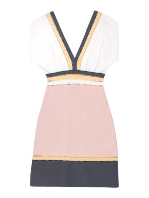 M Missoni Colourblock Cut-out Dress