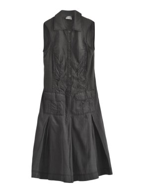 Philosophy di Alberta Ferretti Grey Shirt Dress