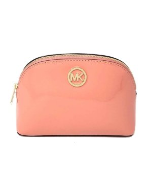 Michael Kors Fulton Large Travel Pouch in Peach