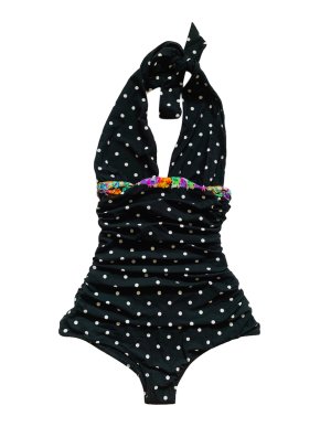 Dolce & Gabbana Polka Dot Halterneck Swimsuit