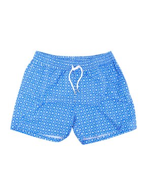 Frescobol Carioca Blue Patterned Swim Shorts