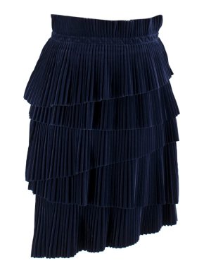 Marco de Vincenzo tiered velvet Skirt