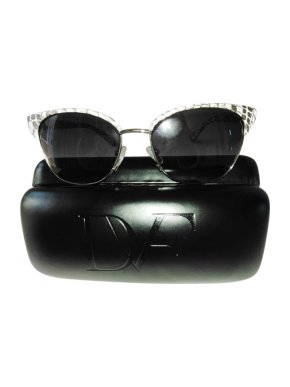 Diane Von Furstenberg Snakeskin Zianna Sunglasses