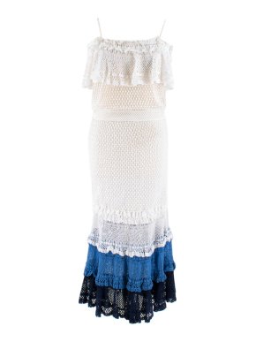 Jonathan Simkhai Ruffled Crochet Skirt & Top