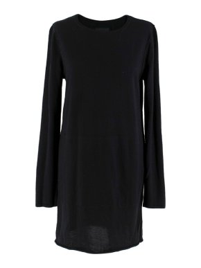 Zadig & Voltaire Black Merino Wool Tunic
