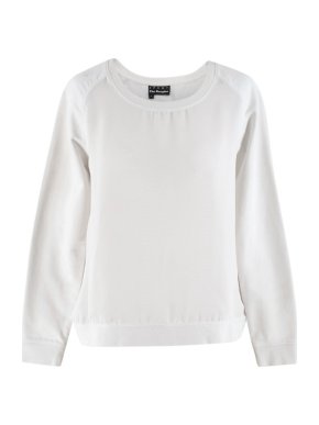 The Kooples Sport White Mesh Sweater