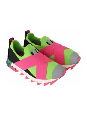 Dolce & Gabbana Neoprene Shark Sole Sneakers