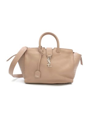 Saint Laurent Blush Pink Small Monogram Downtown Cabas Tote