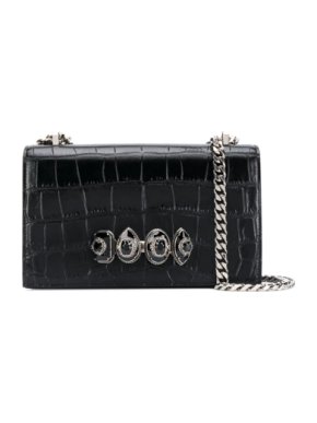 Alexander McQueen jewel handle cross-body bag