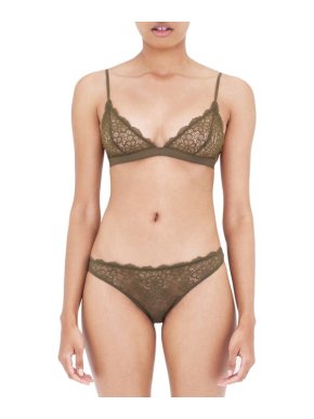 Les Girls Les Boys Khaki Daisy Lingerie Set 1