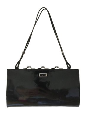 Sergio Rossi Black Patent Bag