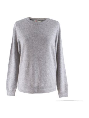 Boden Grey Cashmere Knit Sweater