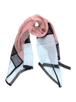 Giorgio Armani Silk Blue & Pink Shawl