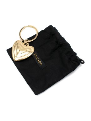Escada Gold Heart Key Fob