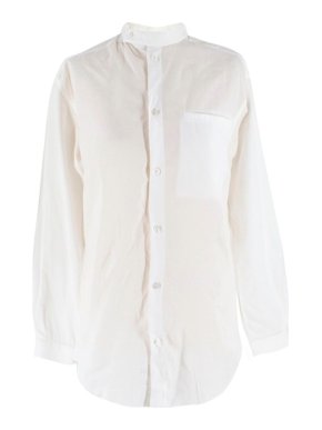 12/05 White cotton Oversized Shirt 1