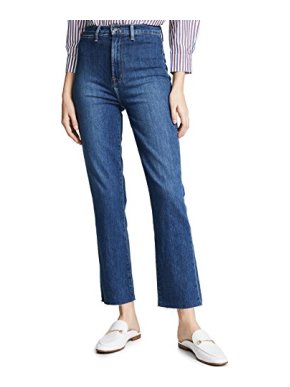 J Brand Stovepipe  High-rise Straight Blue Jeans