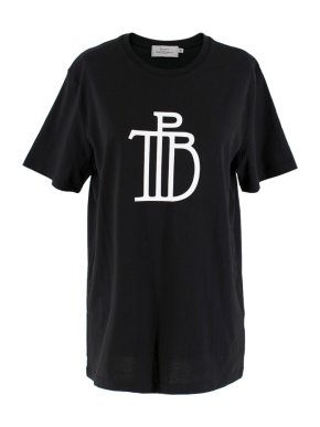 Preen by Thornton Bregazzi Black Cotton Printed T-shirt