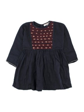 Caramel Girls 18M Cotton Navy Dress 1