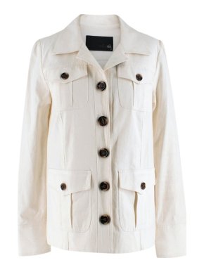 Talie NK White Linen blend Jacket