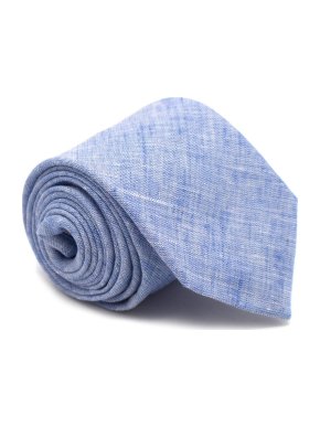 AD 56 Blue Linen Tie